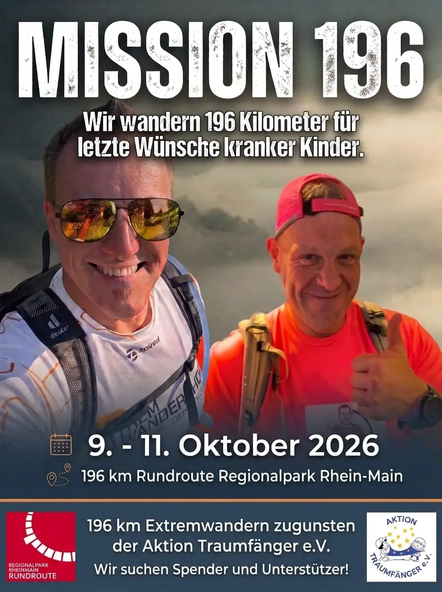 Mission 196 - Timo und Florian für Aktion Traumfänger e.V.